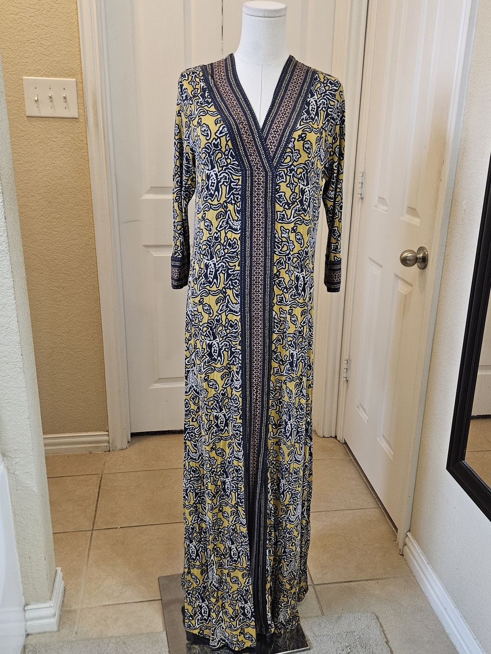 Soft Surroundings Floral Print Maxi Dress – Size Medium - Picture 3 of 12
